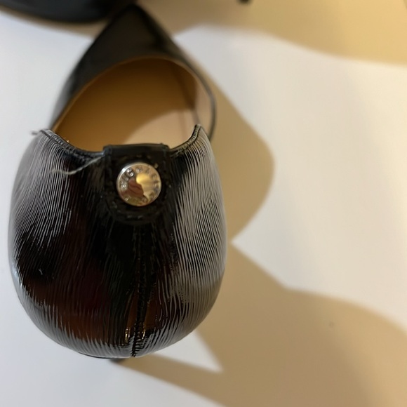 NWOT MICHAEL KORS NATHALIE FLEX HIGH HEEL PUMP POINTY TOE DRESS BLACK PATENT - Picture 5 of 7